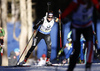 Aita Gasparin of Switzerland skiing in the Women pursuit race of IBU Biathlon World Cup in Pokljuka, Slovenia. Women pursuit race of IBU Biathlon World cup was held on Saturday, 19th of December 2015 in Pokljuka, Slovenia.
