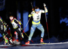 Linn Persson of Sweden skiing in the Women pursuit race of IBU Biathlon World Cup in Pokljuka, Slovenia. Women pursuit race of IBU Biathlon World cup was held on Saturday, 19th of December 2015 in Pokljuka, Slovenia.
