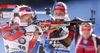 Hilde Fenne of Norway shooting in the Women pursuit race of IBU Biathlon World Cup in Pokljuka, Slovenia. Women pursuit race of IBU Biathlon World cup was held on Saturday, 19th of December 2015 in Pokljuka, Slovenia.
