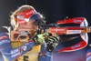 Gabriela Soukalova of Czech shooting in the Women pursuit race of IBU Biathlon World Cup in Pokljuka, Slovenia. Women pursuit race of IBU Biathlon World cup was held on Saturday, 19th of December 2015 in Pokljuka, Slovenia.
