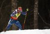 Gabriela Soukalova of Czech skiing in the Women pursuit race of IBU Biathlon World Cup in Pokljuka, Slovenia. Women pursuit race of IBU Biathlon World cup was held on Saturday, 19th of December 2015 in Pokljuka, Slovenia.
