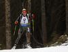 Maren Hammerschmidt of Germany skiing in the Women pursuit race of IBU Biathlon World Cup in Pokljuka, Slovenia. Women pursuit race of IBU Biathlon World cup was held on Saturday, 19th of December 2015 in Pokljuka, Slovenia.
