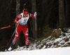 Synnoeve Solemdal of Norway skiing in the Women pursuit race of IBU Biathlon World Cup in Pokljuka, Slovenia. Women pursuit race of IBU Biathlon World cup was held on Saturday, 19th of December 2015 in Pokljuka, Slovenia.
