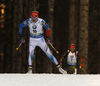 Kaisa Makarainen of Finland skiing during the Women pursuit race of IBU Biathlon World Cup in Pokljuka, Slovenia. Women pursuit race of IBU Biathlon World cup was held on Saturday, 19th of December 2015 in Pokljuka, Slovenia.
