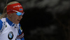 Kaisa Makarainen of Finland skiing during the Women pursuit race of IBU Biathlon World Cup in Pokljuka, Slovenia. Women pursuit race of IBU Biathlon World cup was held on Saturday, 19th of December 2015 in Pokljuka, Slovenia.
