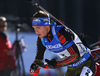 Fourth placed Simon Schempp of Germany leaving shooting range after last shooting in the Men mass start race of IBU Biathlon World Cup in Pokljuka, Slovenia. Men mass start race of IBU Biathlon World cup was held on Sunday, 20th of December 2015 in Pokljuka, Slovenia.
