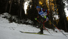 Fifth placed Andreas Birnbacher of Germany skiing in the Men mass start race of IBU Biathlon World Cup in Pokljuka, Slovenia. Men mass start race of IBU Biathlon World cup was held on Sunday, 20th of December 2015 in Pokljuka, Slovenia.
