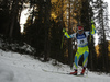 Klemen Bauer of Slovenia skiing in the Men mass start race of IBU Biathlon World Cup in Pokljuka, Slovenia. Men mass start race of IBU Biathlon World cup was held on Sunday, 20th of December 2015 in Pokljuka, Slovenia.

