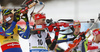 Maren Hammerschmidt of Germany getting ready for shooting in the Women mass start race of IBU Biathlon World Cup in Pokljuka, Slovenia. Women mass start race of IBU Biathlon World cup was held on Sunday, 20th of December 2015 in Pokljuka, Slovenia.

