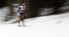Miriam Goessner of Germany skiing in the Women mass start race of IBU Biathlon World Cup in Pokljuka, Slovenia. Women mass start race of IBU Biathlon World cup was held on Sunday, 20th of December 2015 in Pokljuka, Slovenia.
