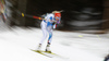 Kaisa Makarainen of Finland skiing in the Women mass start race of IBU Biathlon World Cup in Pokljuka, Slovenia. Women mass start race of IBU Biathlon World cup was held on Sunday, 20th of December 2015 in Pokljuka, Slovenia.
