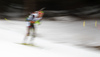 Laura Dahlmeier of Germany skiing in the Women mass start race of IBU Biathlon World Cup in Pokljuka, Slovenia. Women mass start race of IBU Biathlon World cup was held on Sunday, 20th of December 2015 in Pokljuka, Slovenia.
