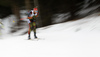 Vanessa Hinz of Germany skiing in the Women mass start race of IBU Biathlon World Cup in Pokljuka, Slovenia. Women mass start race of IBU Biathlon World cup was held on Sunday, 20th of December 2015 in Pokljuka, Slovenia.
