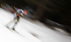 Vanessa Hinz of Germany skiing in the Women mass start race of IBU Biathlon World Cup in Pokljuka, Slovenia. Women mass start race of IBU Biathlon World cup was held on Sunday, 20th of December 2015 in Pokljuka, Slovenia.
