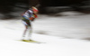 Maren Hammerschmidt of Germany skiing in the Women mass start race of IBU Biathlon World Cup in Pokljuka, Slovenia. Women mass start race of IBU Biathlon World cup was held on Sunday, 20th of December 2015 in Pokljuka, Slovenia.
