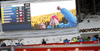 Coach of Finnish team Marko Laaksonen celebrating during the Women mass start race of IBU Biathlon World Cup in Pokljuka, Slovenia. Women mass start race of IBU Biathlon World cup was held on Sunday, 20th of December 2015 in Pokljuka, Slovenia.
