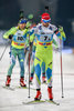 Jakov Fak (Slovenia) during the IBU Biathlon World Cup at Veltins Arena in Gelsenkirchen, Germany on 2015/12/28.
