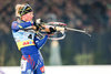 Marie Dorin-Habert (France) during the IBU Biathlon World Cup at Veltins Arena in Gelsenkirchen, Germany on 2015/12/28.
