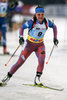 Ekaterina Yurlova (Russia) during the IBU Biathlon World Cup at Veltins Arena in Gelsenkirchen, Germany on 2015/12/28.
