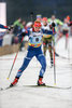 Gabriela Soukalova (Czech) during the IBU Biathlon World Cup at Veltins Arena in Gelsenkirchen, Germany on 2015/12/28.
