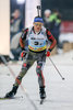Erik Lesser (Germany) during the IBU Biathlon World Cup at Veltins Arena in Gelsenkirchen, Germany on 2015/12/28.
