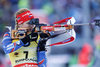 Gabriela Soukalova during women 15 km individual of Rubolding BMW IBU Biathlon World Cup at the Biathlonarena in Ruhpolding, Germany on 2016/01/14. 
