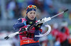 Dorothea Wierer during women 15 km individual of Rubolding BMW IBU Biathlon World Cup at the Biathlonarena in Ruhpolding, Germany on 2016/01/14. 
