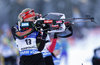 Franziska Hildebrand during women 15 km individual of Rubolding BMW IBU Biathlon World Cup at the Biathlonarena in Ruhpolding, Germany on 2016/01/14. 
