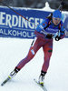 Olga Podchufarova during women 15 km individual of Rubolding BMW IBU Biathlon World Cup at the Biathlonarena in Ruhpolding, Germany on 2016/01/14. 
