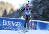 Laura Dahlmeier during women 15 km individual of Rubolding BMW IBU Biathlon World Cup at the Biathlonarena in Ruhpolding, Germany on 2016/01/14. 
