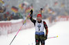 Second placed Franziska Hildebrand during Women 12,5 km Mass Start of Ruhpolding BMW IBU Biathlon World Cup at the Biathlonarena in Ruhpolding, Germany on 2016/01/16.
