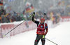 Third placed Laura Dahlmeier during Women 12,5 km Mass Start of Ruhpolding BMW IBU Biathlon World Cup at the Biathlonarena in Ruhpolding, Germany on 2016/01/16.
