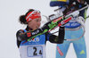 Laura Dahlmeier during Ladies Relay of Rubolding BMW IBU Biathlon World Cup at the Biathlonarena in Ruhpolding, Germany on 2016/01/17.
