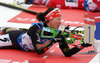 Laura Dahlmeier during Ladies Relay of Rubolding BMW IBU Biathlon World Cup at the Biathlonarena in Ruhpolding, Germany on 2016/01/17.
