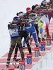 Miriam Goessner during Ladies Relay of Rubolding BMW IBU Biathlon World Cup at the Biathlonarena in Ruhpolding, Germany on 2016/01/17.
