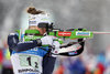 Karin Oberhofer during Ladies Relay of Rubolding BMW IBU Biathlon World Cup at the Biathlonarena in Ruhpolding, Germany on 2016/01/17.

