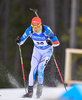 Ahti Toivanen of Finland during men sprint race of IBU Biathlon World Cup in Canmore, Alberta, Canada. Men sprint race of IBU Biathlon World cup was held in Canmore, Alberta, Canada, on Thursday, 4th of February 2016.
