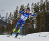 Quentin Fillon-Maillet, France during men sprint race of IBU Biathlon World Cup in Canmore, Alberta, Canada. Men sprint race of IBU Biathlon World cup was held in Canmore, Alberta, Canada, on Thursday, 4th of February 2016.
