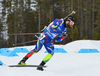 Simon Fourcade of France during men sprint race of IBU Biathlon World Cup in Canmore, Alberta, Canada. Men sprint race of IBU Biathlon World cup was held in Canmore, Alberta, Canada, on Thursday, 4th of February 2016.
