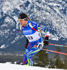 Jean Beatrix Guillaume of France during men sprint race of IBU Biathlon World Cup in Canmore, Alberta, Canada. Men sprint race of IBU Biathlon World cup was held in Canmore, Alberta, Canada, on Thursday, 4th of February 2016.
