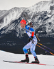 Tuomas Gronman of Finland during men sprint race of IBU Biathlon World Cup in Canmore, Alberta, Canada. Men sprint race of IBU Biathlon World cup was held in Canmore, Alberta, Canada, on Thursday, 4th of February 2016.
