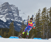 Martin Fourcade of France  during men sprint race of IBU Biathlon World Cup in Canmore, Alberta, Canada. Men sprint race of IBU Biathlon World cup was held in Canmore, Alberta, Canada, on Thursday, 4th of February 2016.
