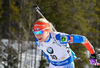 Kaisa Makarainen of Finland during women sprint race of IBU Biathlon World Cup in Canmore, Alberta, Canada. Men sprint race of IBU Biathlon World cup was held in Canmore, Alberta, Canada, on Friday, 5th of February 2016.
