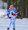 Sanna Markkanen of Finland during women sprint race of IBU Biathlon World Cup in Canmore, Alberta, Canada. Men sprint race of IBU Biathlon World cup was held in Canmore, Alberta, Canada, on Friday, 5th of February 2016.
