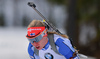 Sanna Markkanen of Finland during women sprint race of IBU Biathlon World Cup in Canmore, Alberta, Canada. Men sprint race of IBU Biathlon World cup was held in Canmore, Alberta, Canada, on Friday, 5th of February 2016.
