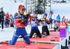 Gabriela Soukalova of the Czech Republic, Anais Chevalier of France, Miriam Goessner of Germany, IBU World Cup Biathlon 7, Canmore Alberta, Canada. during women sprint race of IBU Biathlon World Cup in Canmore, Alberta, Canada. Men sprint race of IBU Biathlon World cup was held in Canmore, Alberta, Canada, on Friday, 5th of February 2016.
