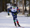 Dorothea Wierer of Italy during women sprint race of IBU Biathlon World Cup in Canmore, Alberta, Canada. Men sprint race of IBU Biathlon World cup was held in Canmore, Alberta, Canada, on Friday, 5th of February 2016.
