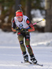 Franziska Hildebrandt of Germany during women sprint race of IBU Biathlon World Cup in Canmore, Alberta, Canada. Men sprint race of IBU Biathlon World cup was held in Canmore, Alberta, Canada, on Friday, 5th of February 2016.

