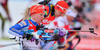 Kaisa Makarainen of Finland during women mass start race of IBU Biathlon World Cup in Canmore, Alberta, Canada. Men sprint race of IBU Biathlon World cup was held in Canmore, Alberta, Canada, on Friday, 5th of February 2016.
