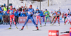 Lucie Charvatova of Czech during mixed relay race of IBU Biathlon World Cup in Canmore, Alberta, Canada. Mixed relay race of IBU Biathlon World cup was held in Canmore, Alberta, Canada, on Sunday, 7th of February 2016.
